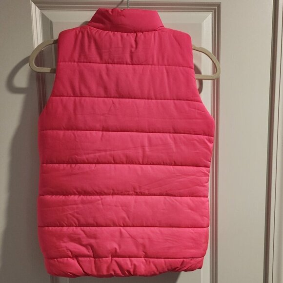 Puma Puffer Vest - Neon Pink - Girls size medium - Picture 2 of 3